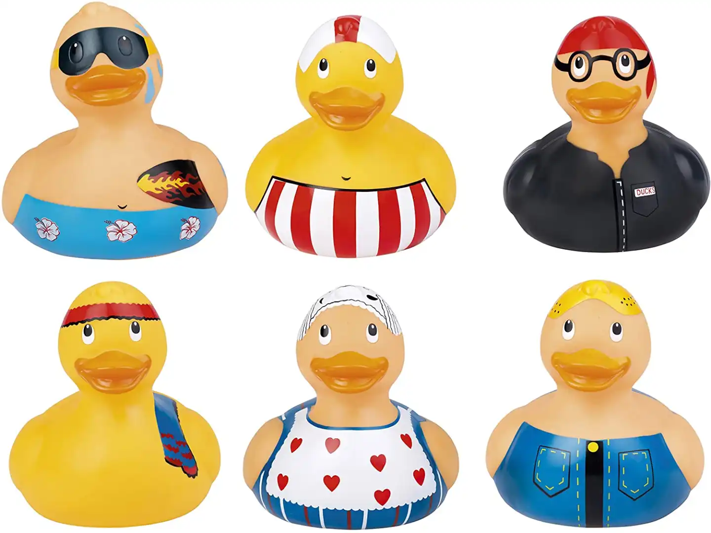 Papera Paperella di Gomma Pupazzo Anatra da Bagno Vasco Gioco Acqua 25cm