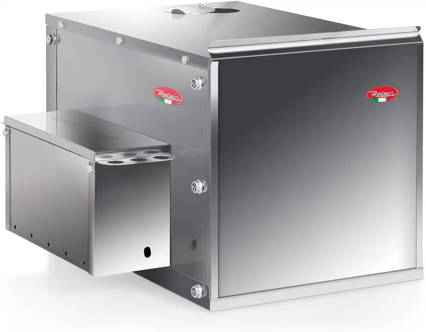 Affumicatore da Tavolo in Acciaio Inox Affumicatura per Alimenti 30x44.5x40 cm