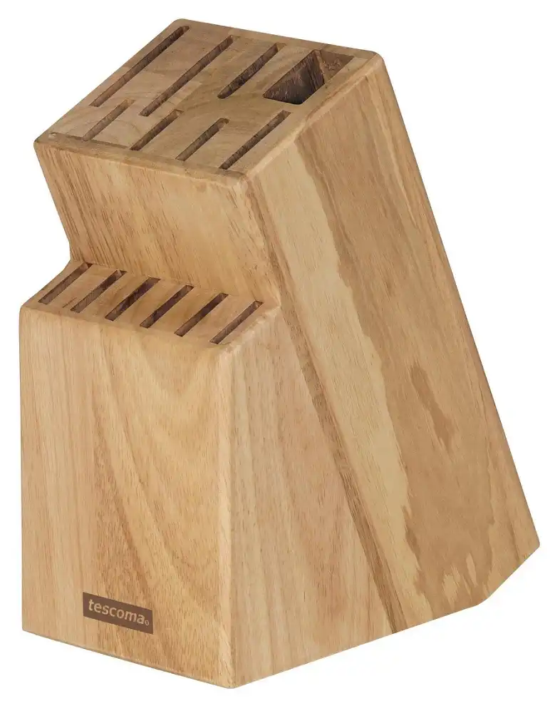 Tescoma 869508 Woody Ceppo Per 13 Coltelli e Trinciapollo/Acciaino