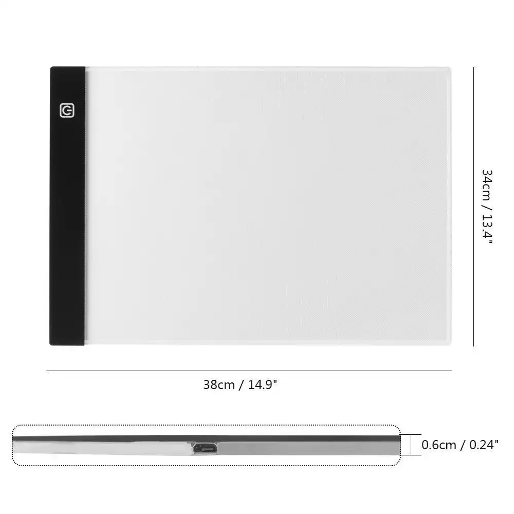 Tavola Luminosa Da Disegno Ricalco Foglio A4 Lavagna Luminosa Con Led e Usb