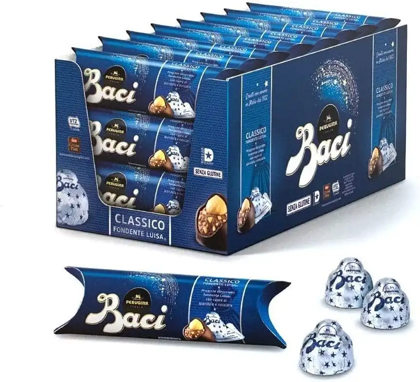 21 Pezzi Tubo Baci Perugina Classici 37,5 gr Confezione da 21x37,5gr