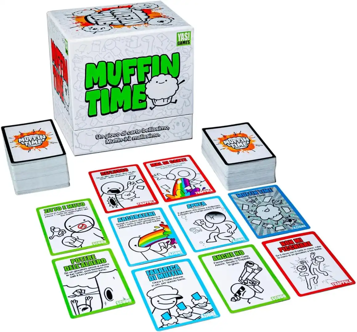 Muffin Time Gioco da Tavolo Party Game Yas!Games in Italiano Gioco di Carte 13+