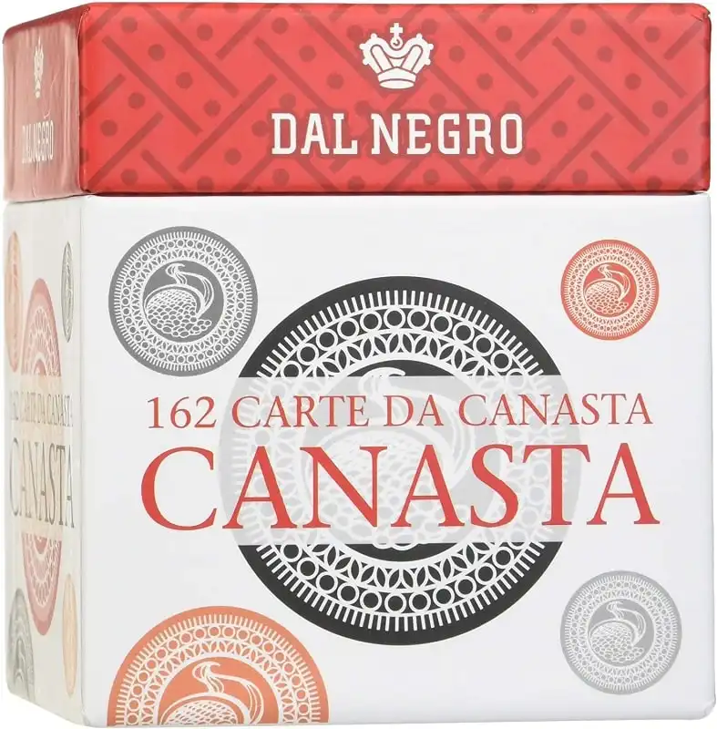Set 162 Carte da Gioco Canasta Edizione Lusso con Segnapunti Multilingue