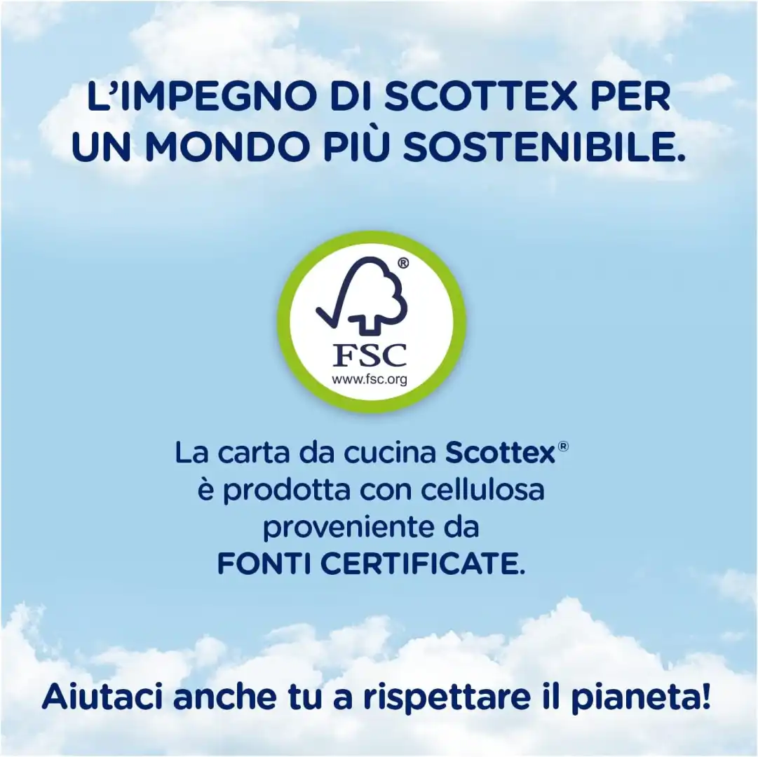 Scottex Casa Family Carta da Cucina Confezione da 32 Rotoli