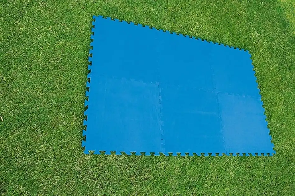 Tappeto tappetino base piscina fuori terra puzzle mattonella 50X50cm 9pz Bestway