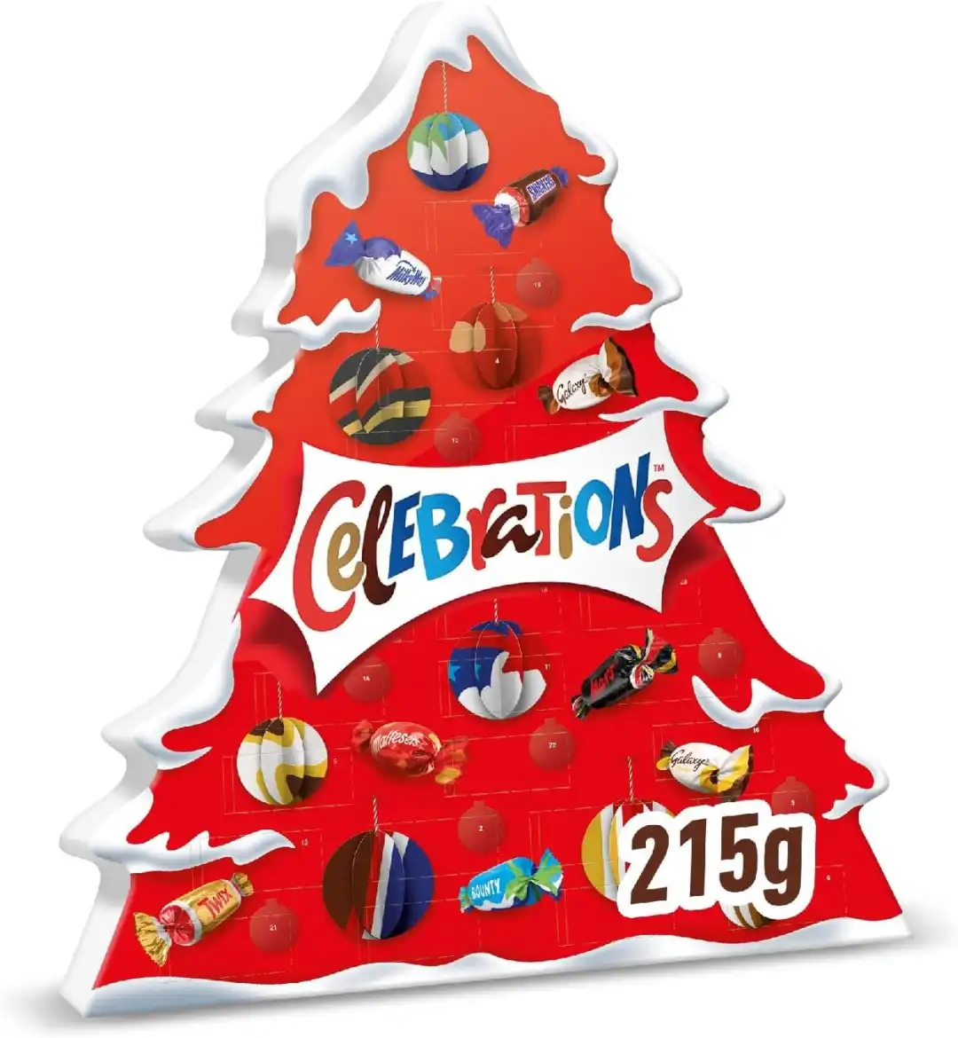Celebrations Mars Calendario dell'Avvento Snack Assortiti al Cioccolato 215gr