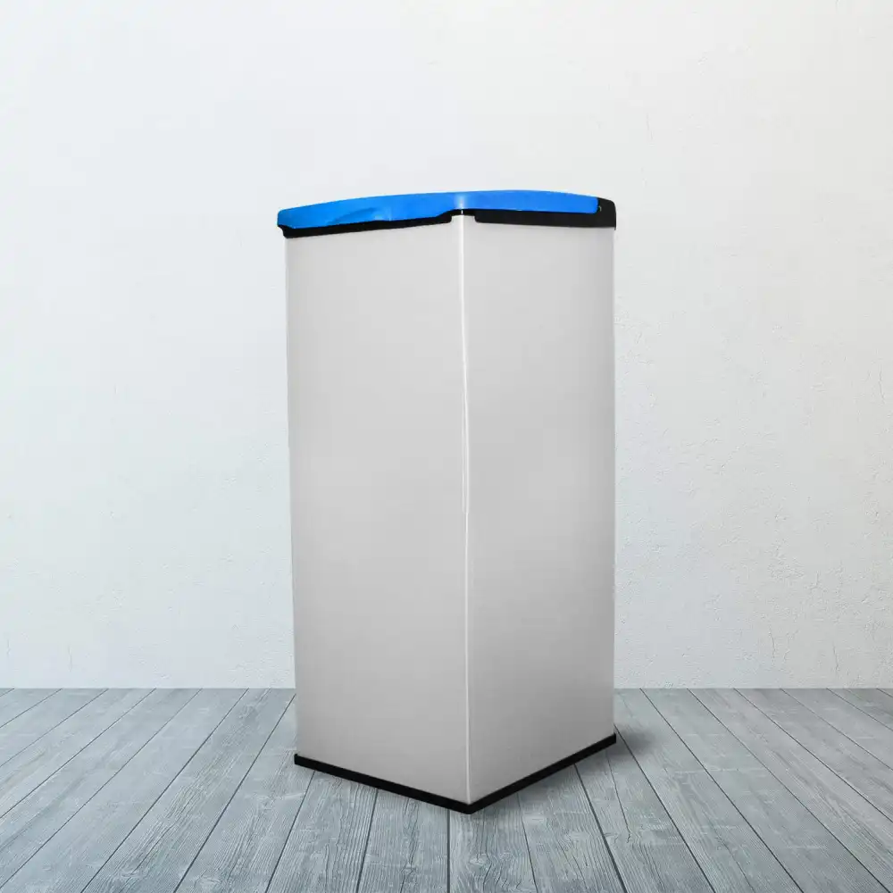Bidone Pattumiera Per Raccolta Differenziata Spazzatura Immondizia Mongardi Blu