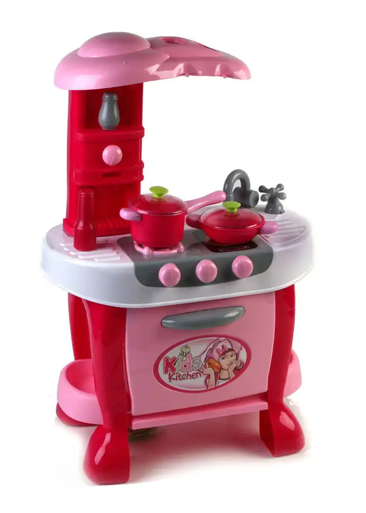 Cucina Giocattolo Per Bambine Con Accessori Forno Luci Suoni Altezza 73 Cm