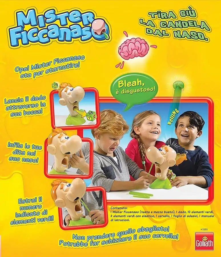 Gioco di Societa' Mister Ficcanaso 3.0 Gioco da Tavola Bambini Goliath Eta' 4+