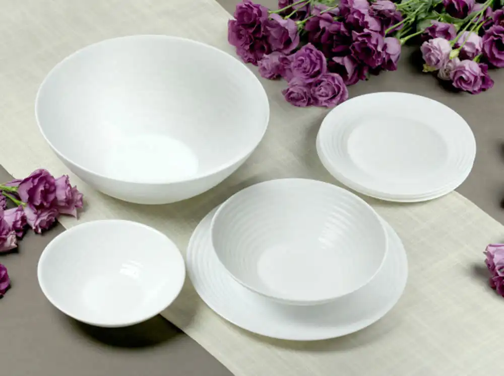 Servizio Da Tavola Harena 19 Pz Servizio Piatti Con Insalatiera Arcopal Luminarc