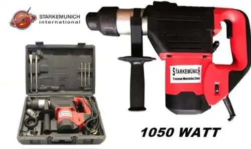 Martello Perforatore Demolitore Tassellatore Sds Plus 3 Funzioni 1050 Watt 32 mm