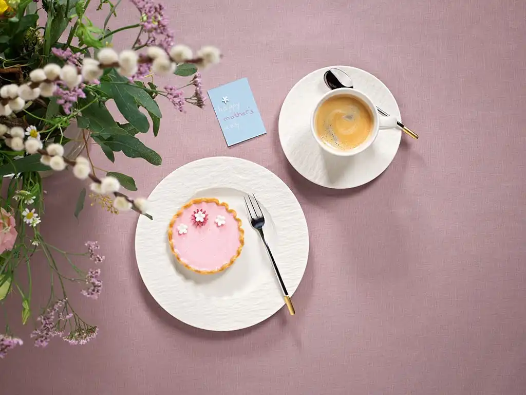 Villeroy&Boch Manufacture Rock blanc Piatto dessert 22cm in Porcellana Premium