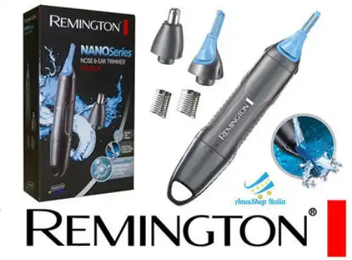 Remington Taglia Peli Naso Orecchie Viso Tosatore 2 Pettini Ceramica PRO