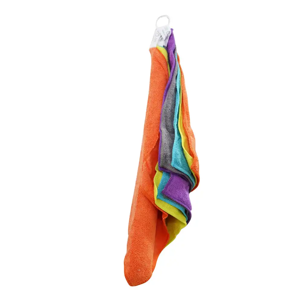 Set 5 Panni in Microfibra Colori Misti Panno 30x40cm Lavabili in Lavatrice