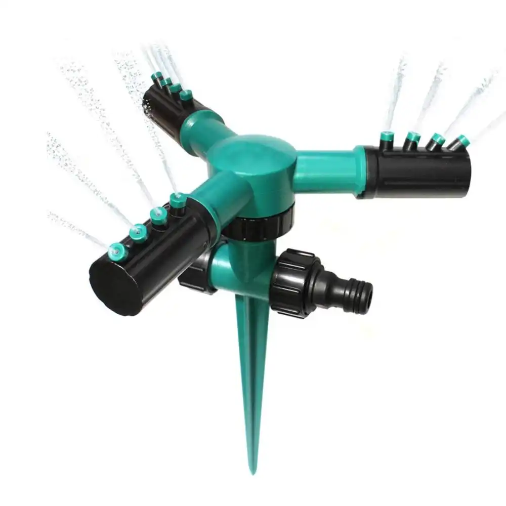 Irrigatore da Giardino Automatico a 360 Gradi con 12 Ugelli per Irrigazione