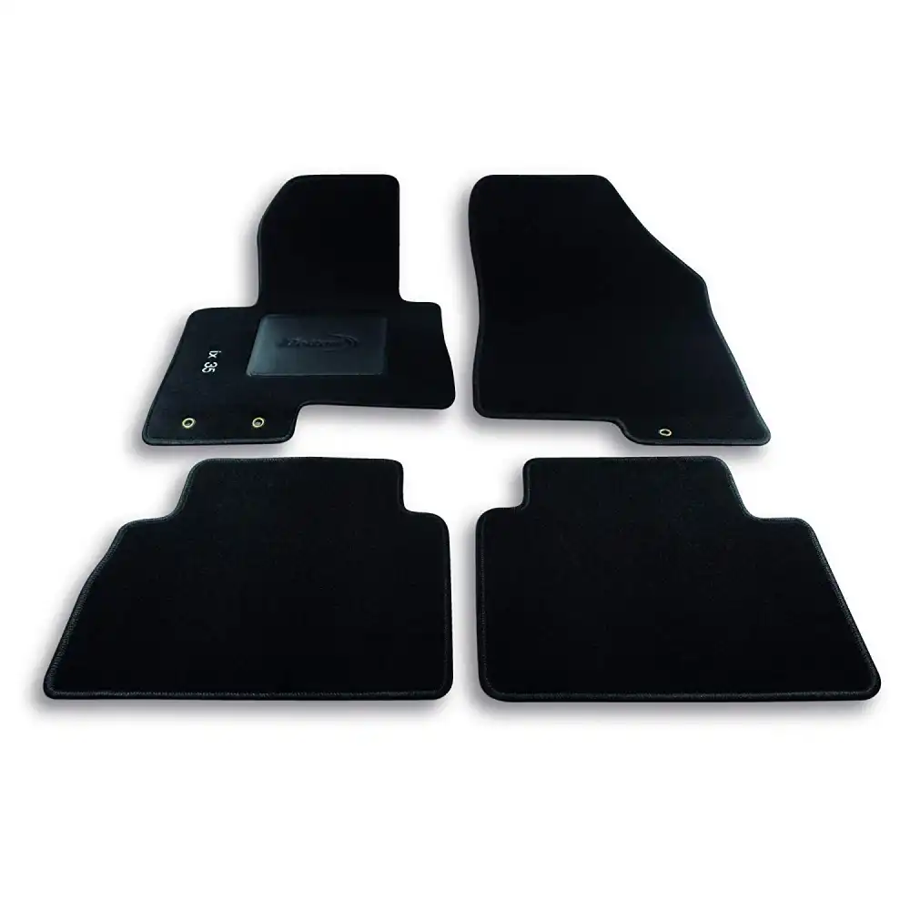 Set 4 Tappetini Tappeti Interni Auto in Moquette Per Hyndai ix35 Dal 2009 - 2015