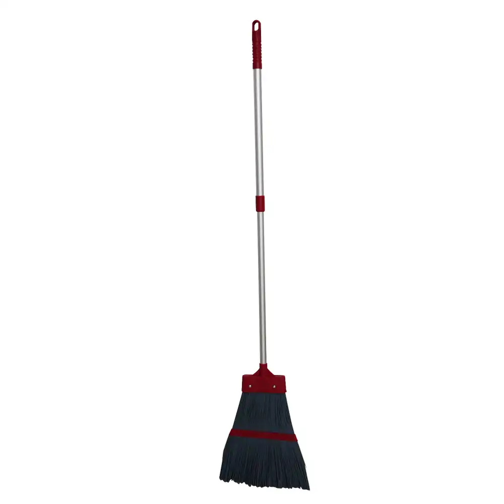 Scopa da Giardino con Manico in Alluminio Telescopica 105/150cm per Esterno