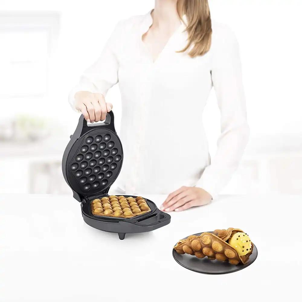 Princess Piastra Per Waffle Cialde a Bolla 700W Bubble Waffle Antiaderente