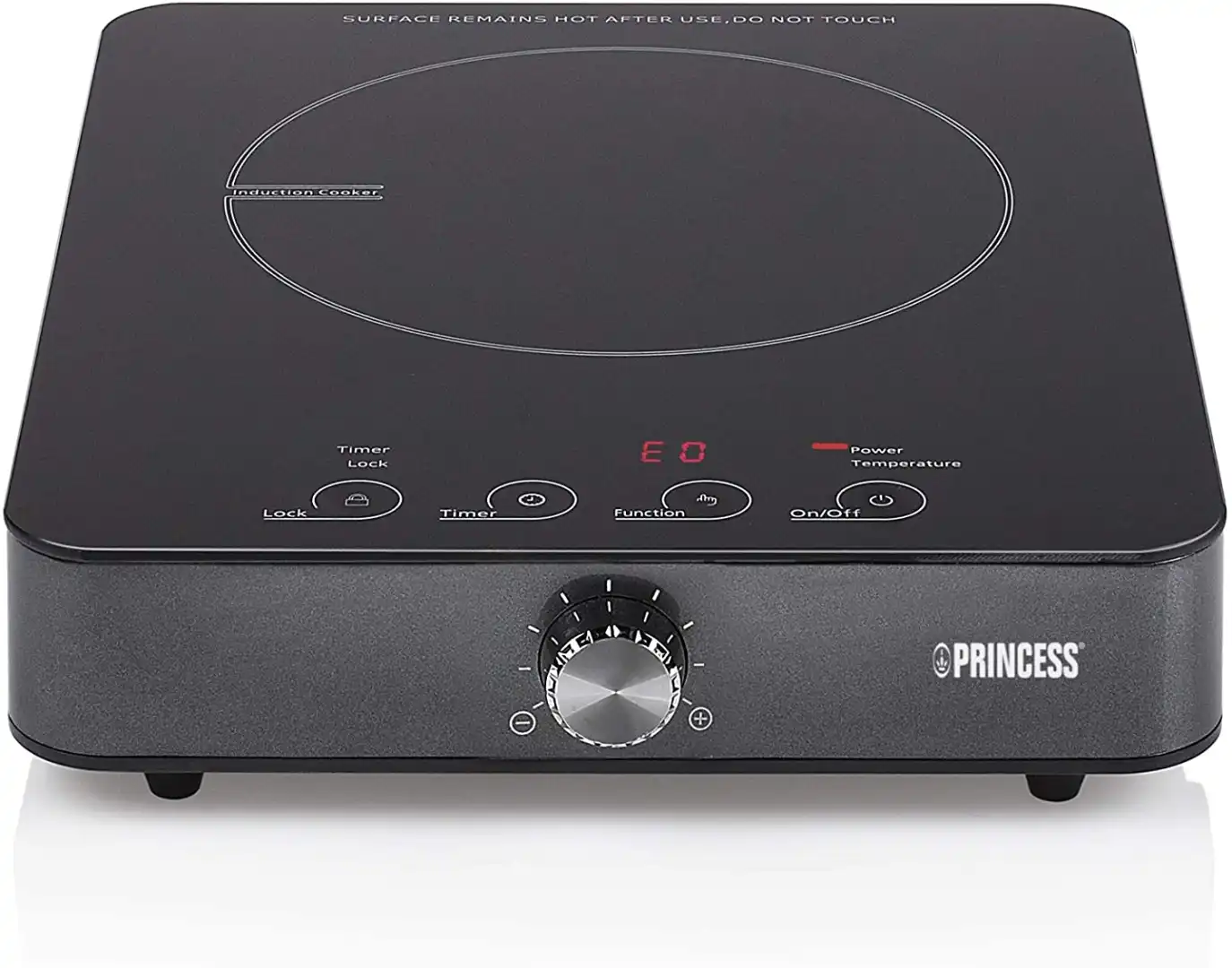 Piastra di Cottura a Induzione 1800W Comandi Touch Screen Timer 180 Minuti