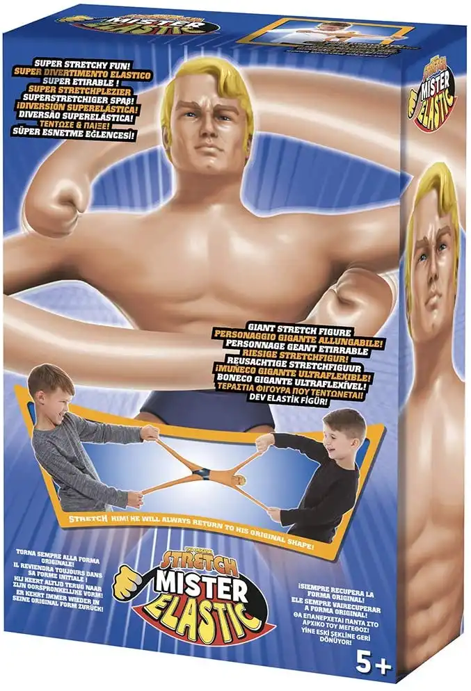 Stretch Armstrong Mister Muscolo Pupazzo che si Allunga Gambe e Braccia Elastic