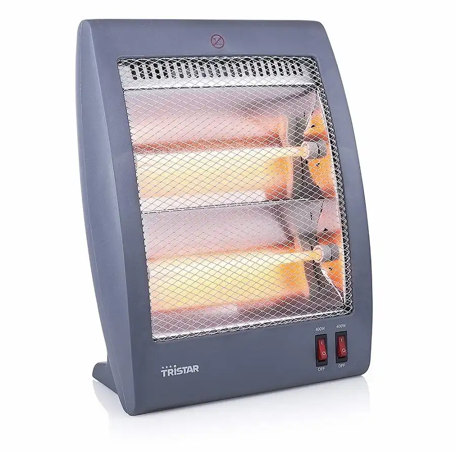 Stufa Elettrica a Quarzo 800W 2 Livelli Di Potenza Sufetta Con Manico