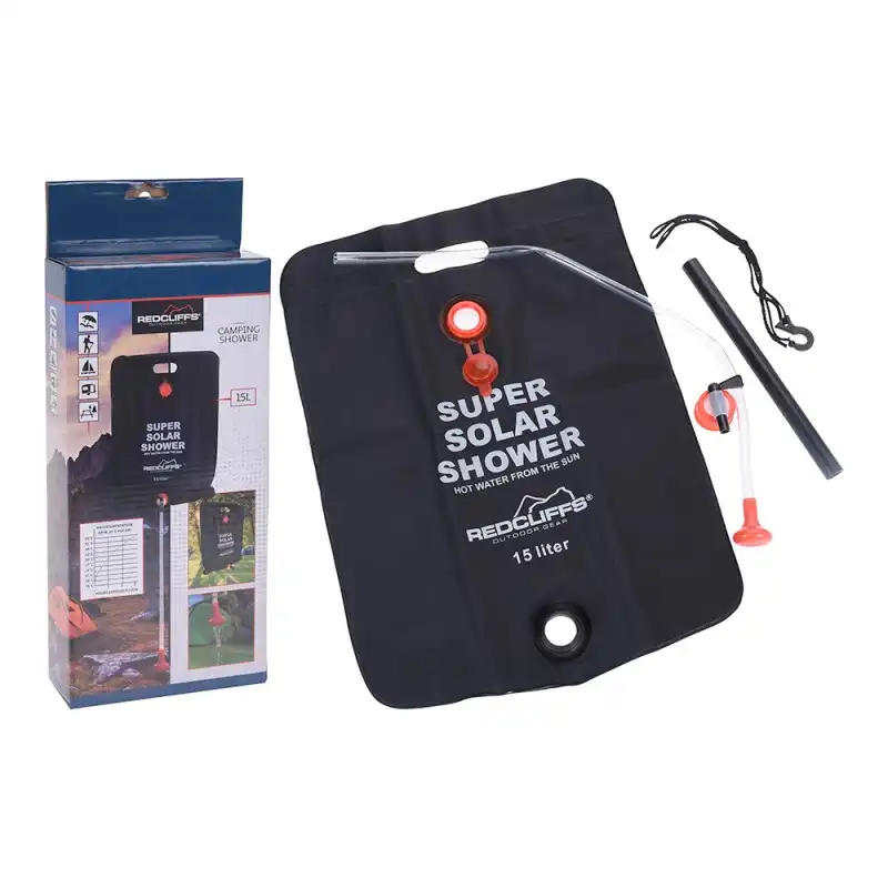 Doccia a sacca solare 15 litri 60x40 cm campeggio  barca giardino piscina