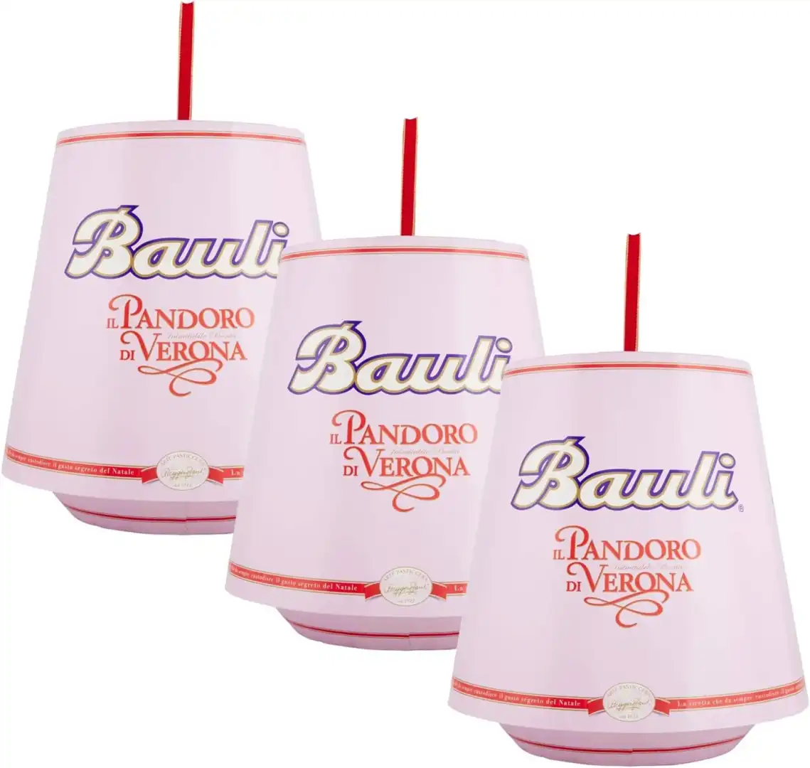 3x Bauli Pandoro Tradizionale 1000Gr 1kg Multipack 3 Pezzi da 1kg Natale