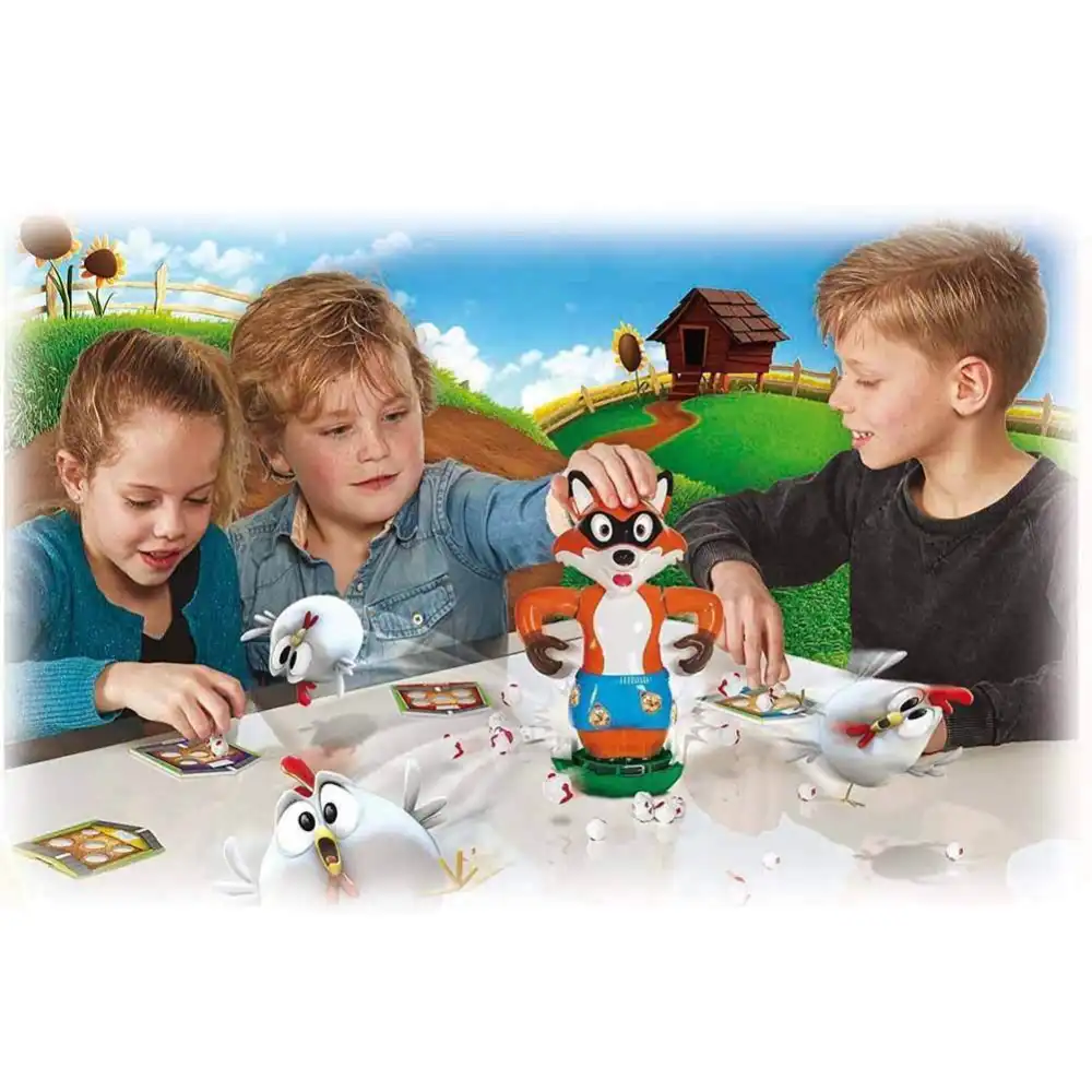 Gioco Di Societa' Da Tavolo Salva La Gallina Dalla Volpe 4 Giocatori