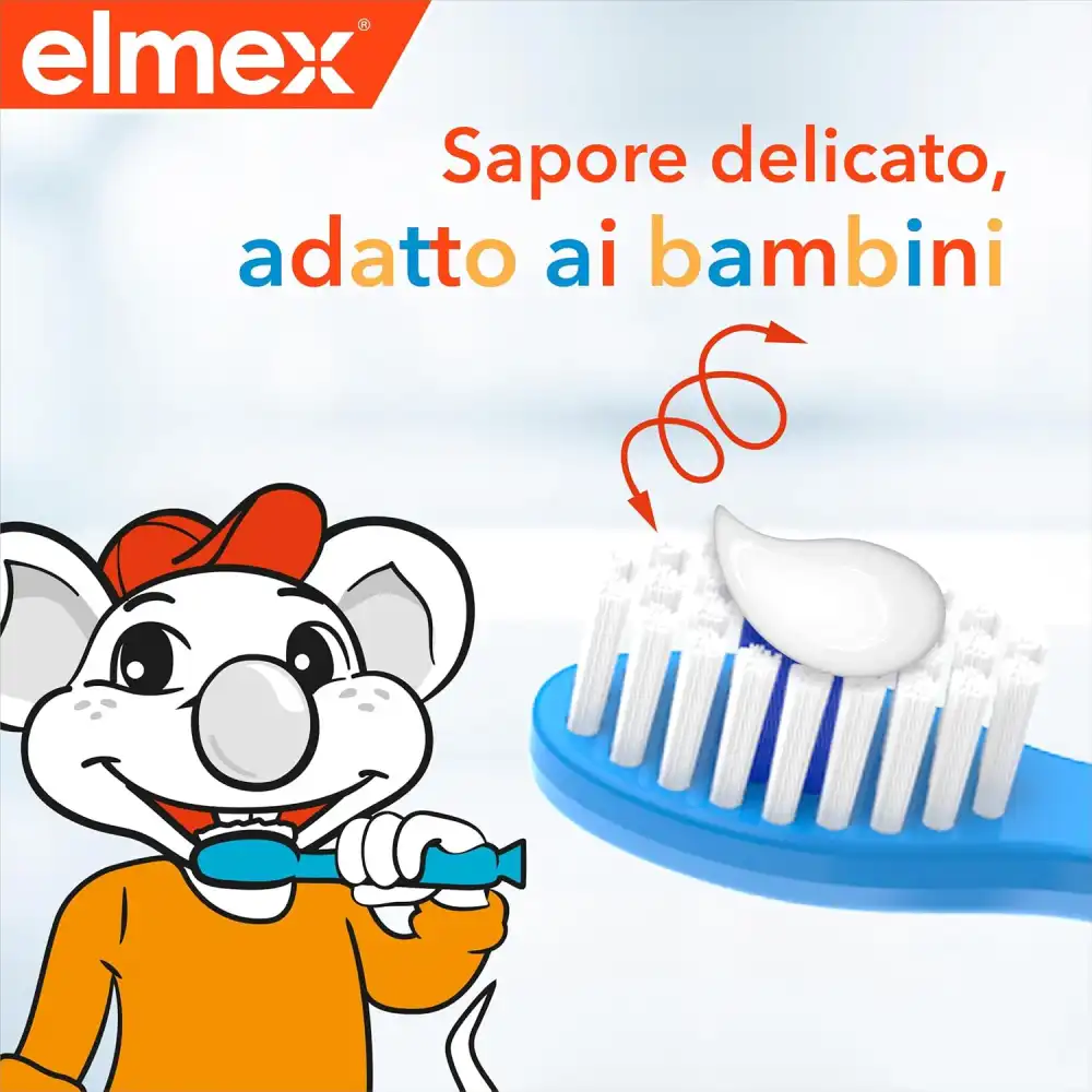 Elmex Dentifricio Bimbi 12x50ml Protezione Carie 0-6 Anni Spedizione Veloce