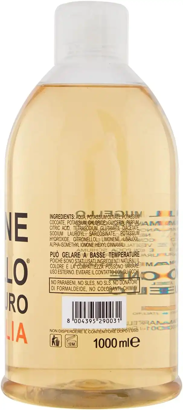 Sapone del Mugello Extra Puro Marsiglia 1000Ml Ricarica Mani Viso Corpo Delicato