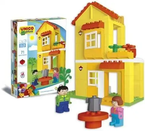 Set Costruzioni Unicoplus per Costruire la Casa di Maximilian Families 71 pz