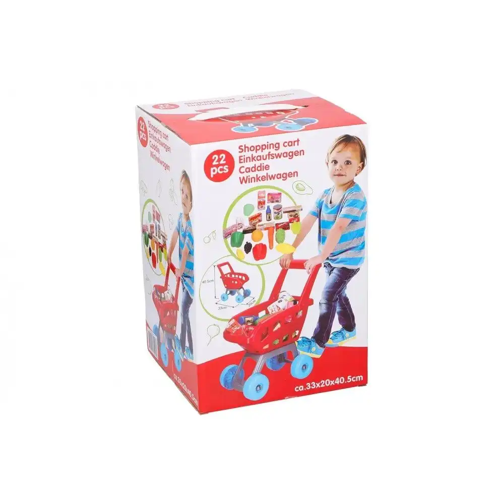 Carrello per la della Spesa 22 Accessori Alimenti Frutta Gioco per Bambine Bimbe