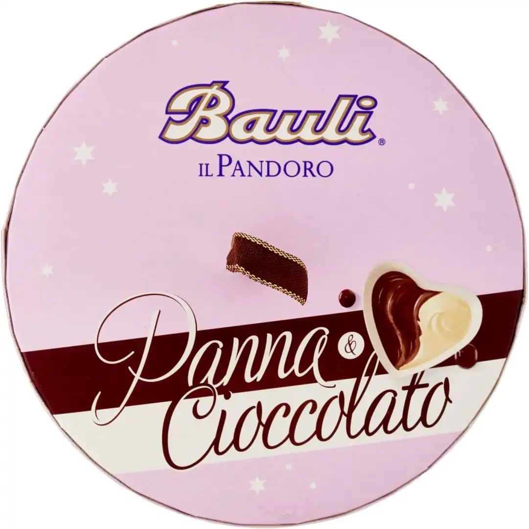 Bauli Il Pandoro Panna e Cioccolato con Crema al Cioccolato e Panna 750gr