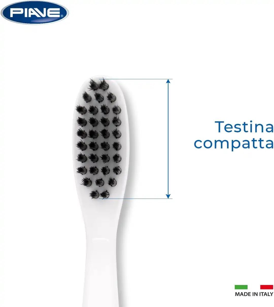 12 Spazzolini Setole Carbone Attivo Morbide Piave Experience Oral Care