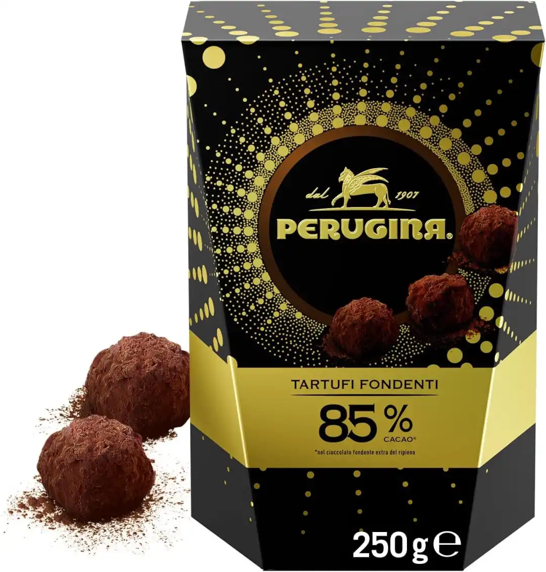 Perugina Tartufi Fondente 85% Cioccolatini fondenti Astuccio 250g
