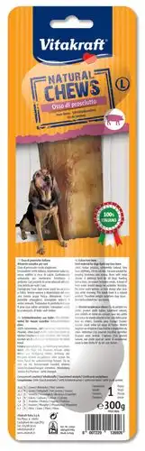 4 Pezzi Vitakraft Osso Di Prosciutto Italiano Per Cani Natural Chews 300G 1200Gr