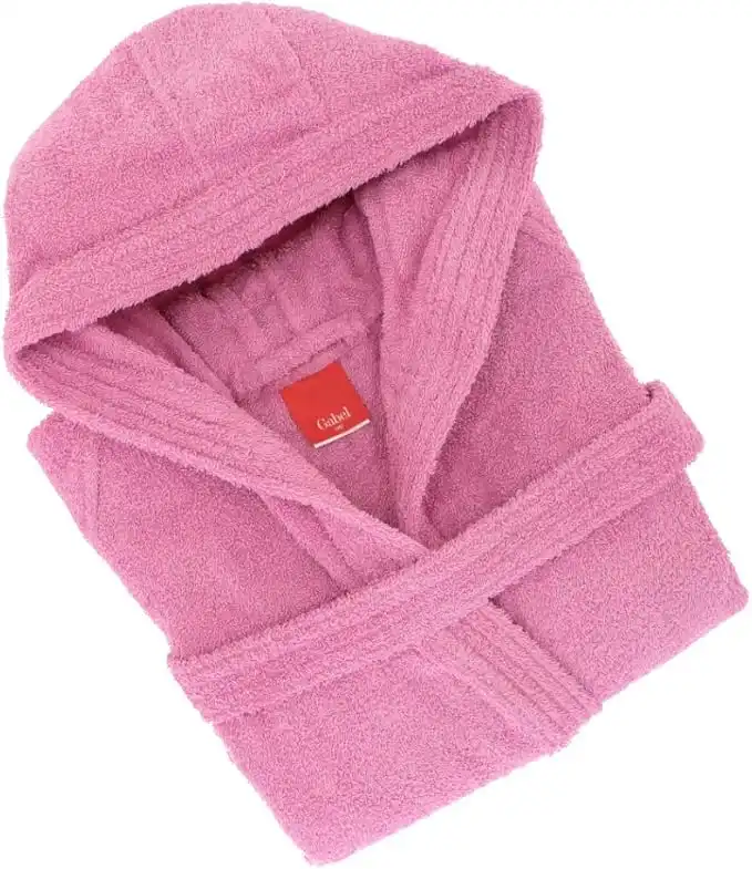 Gabel Accappatoio Adulto in Spugna di Puro Cotone Fuxia Taglia S Tintunita