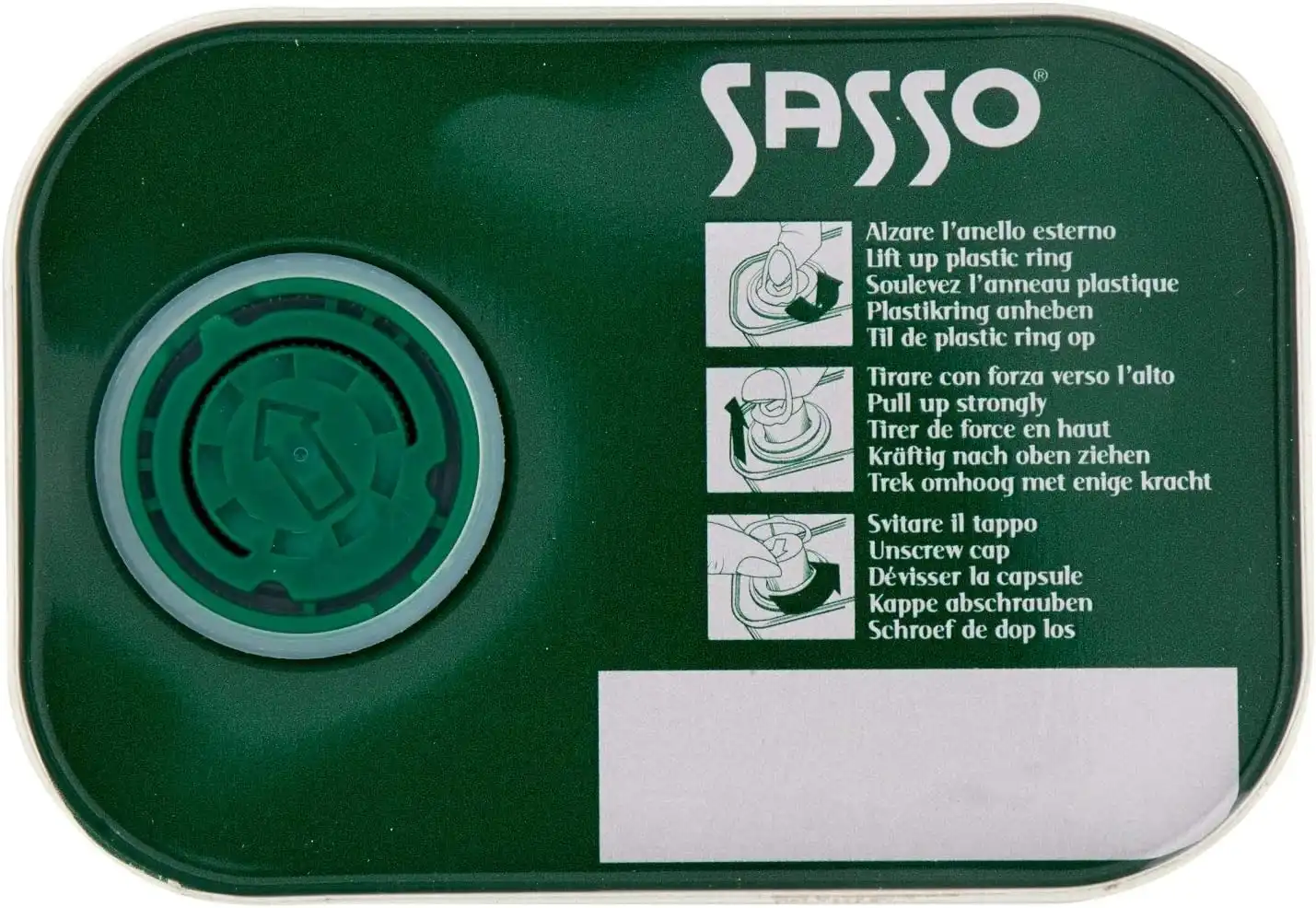 Olio di Oliva Sasso Carapelli 1L Latta – Olio Raffinato e Vergine Italiano