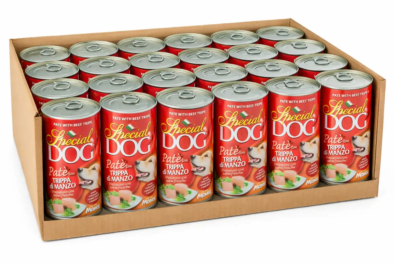 24 Monge Special Dog Paté Trippa di Manzo 400g Cibo Umido per Cani Premium
