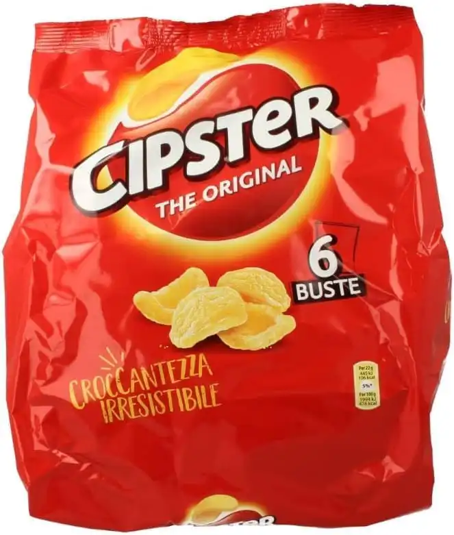 Cipster Snack di Patate – 12 Multipack da 132g Croccantezza Irresistibile