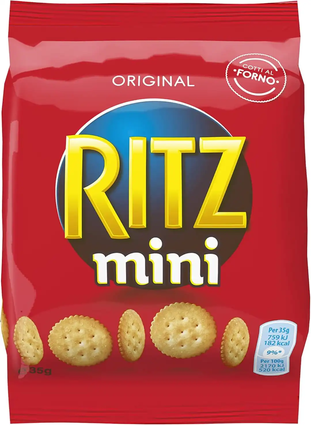 Ritz Original Mini Crackers - 18x35g - Cotti al Forno