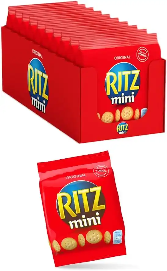 Ritz Original Mini Crackers - 18x35g - Cotti al Forno