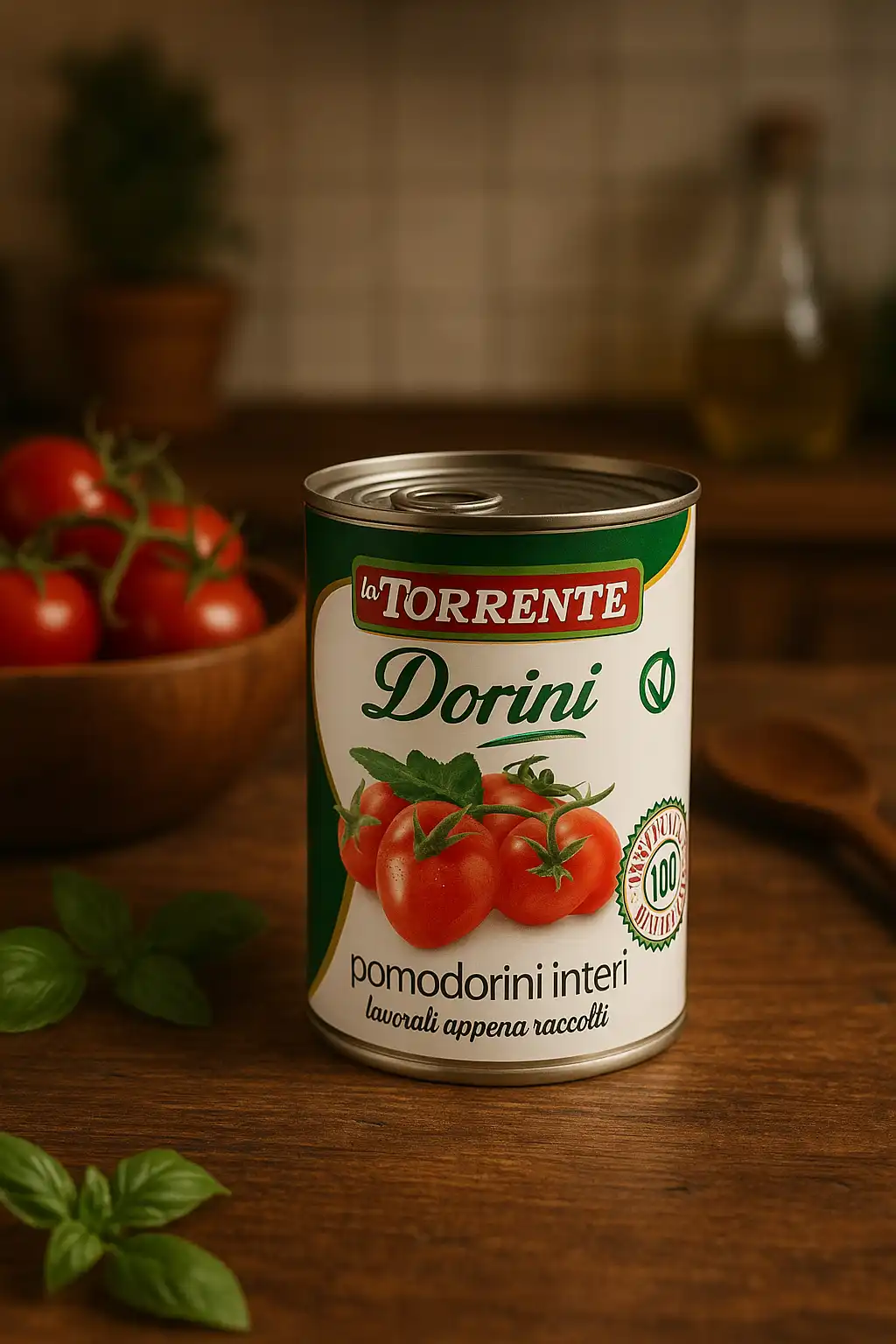 24X La Torrente Dorini Pomodorini Interi 500g Lavorati Freschi Made in Italy