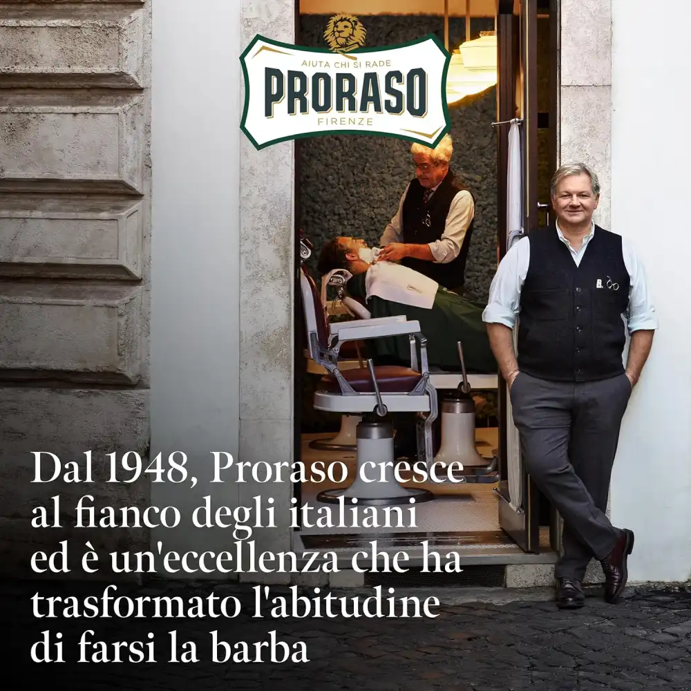 Proraso Balsamo Cura Barba Rinfrescante 100m Nutriente Ammorbidente per la Pelle