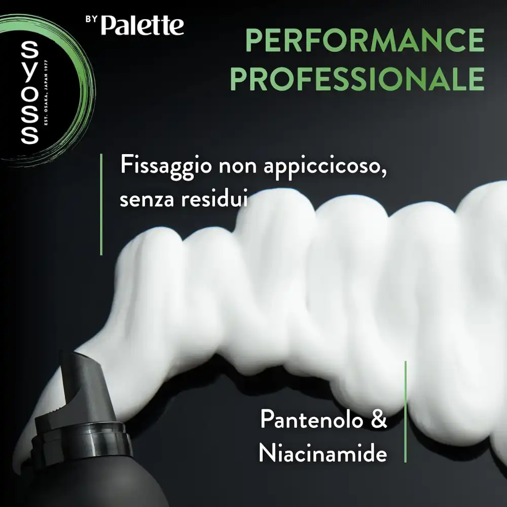 Syoss Palette Max Hold Mousse Tenuta Forte 250ml Spuma Capelli Ricci 3in1