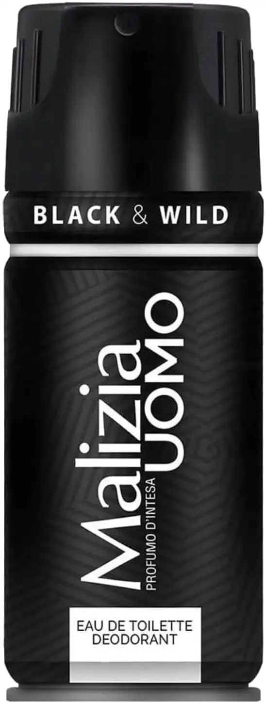 Malizia Uomo Black & Wild Deodorante Spray 150ml Profumo Intenso Uomo