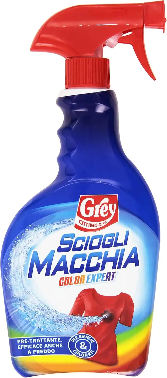 8x Grey Sciogli Macchia Color Expert 500ml – Pretrattante Smacchiante a Freddo