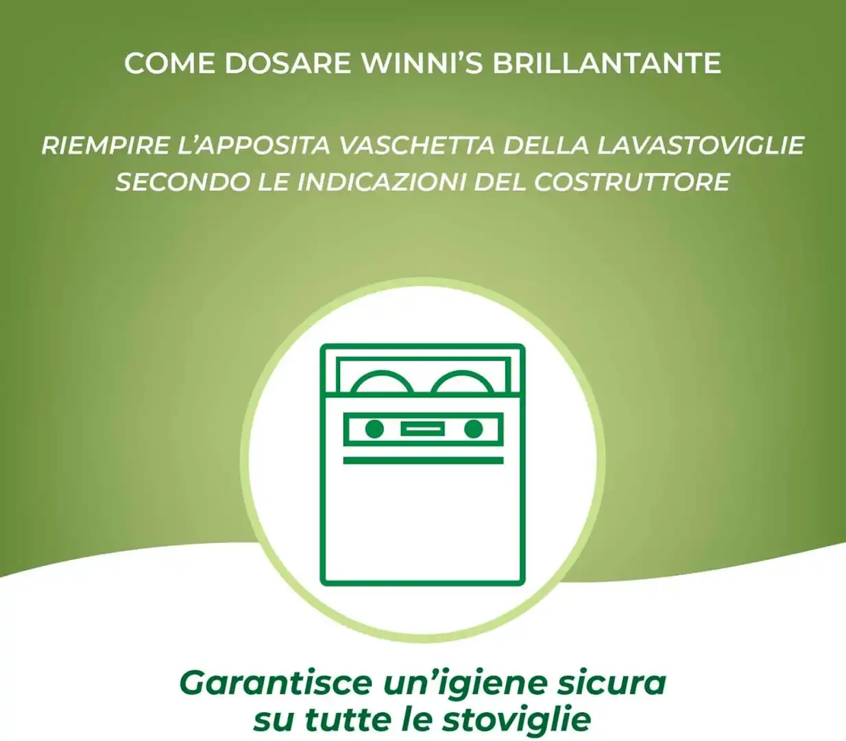 Winni's Naturel Brillantante per Lavastoviglie, Aceto Bio 4x250ml Ipoallergenico