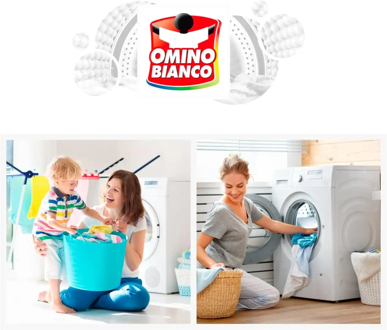 Omino Bianco Detersivo Liquido 2600ml x3, Muschio Bianco, 52 Lavaggi