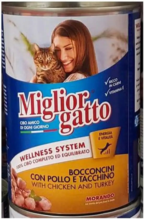 24 Miglior Gatto Bocconcini Pollo Tacchino 400G Cibo Umido Completo Per Gatti